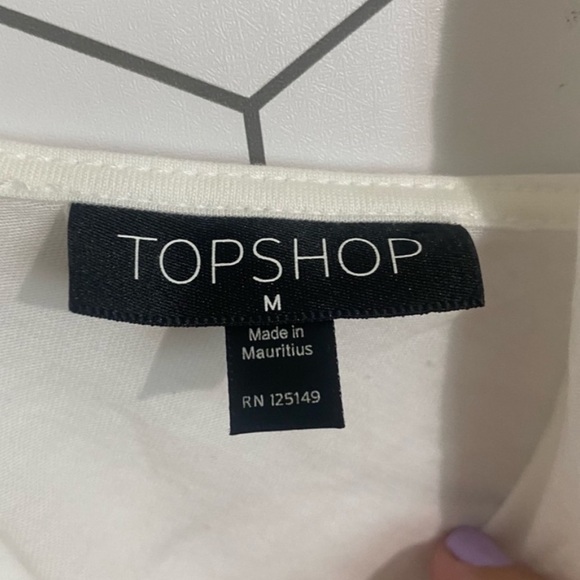 Topshop White Pom Pom Trim Faux Wrap Sleeveless Beach Romper SIZE MEDIUM - Picture 4 of 8